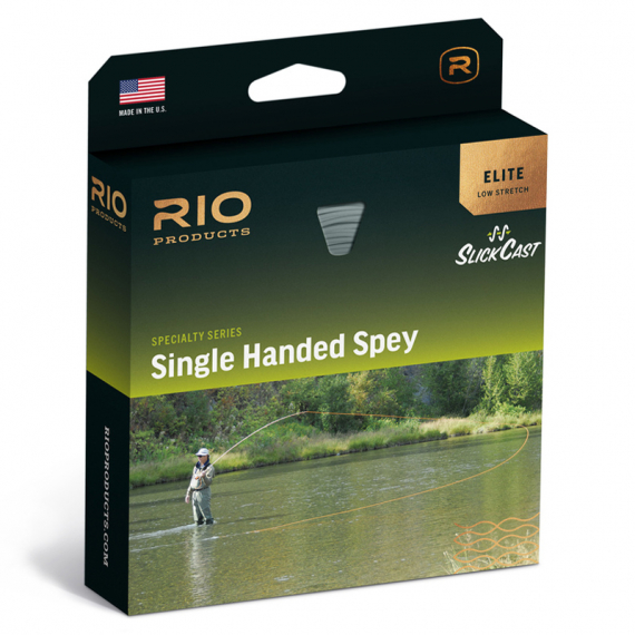 Rio Elite Single Handed Spey, Float Peach/Camo in de groep Lijnen / Vliesvislijnen / Enkele handlijnen bij Sportfiskeprylar.se (RP19536r)