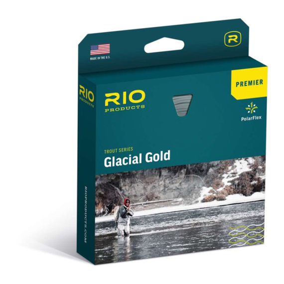 Rio Premier Glacial Gold WF Float Fly Line in de groep Vismethoden / Vliegvissen / Vliesvislijnen / Enkele handlijnen bij Sportfiskeprylar.se (RP19760r)