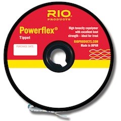 RIO Powerflex Tippet 27,4m in de groep Haken & Terminal Tackle / Voor zeevissen en materiaal voor onderlijnen / Onderlijnmateriaal / Onderlijnmateriaal Vliegvissen bij Sportfiskeprylar.se (RP22003r)