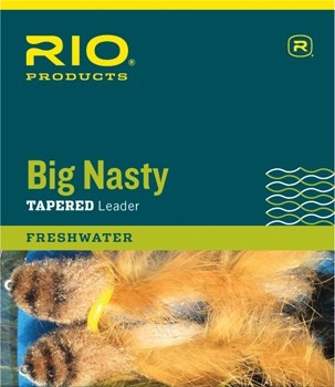 RIO Big Nasty Leader 6ft in de groep Vismethoden / Vliegvissen / Vliegleiders & onderlijn materiaak / Kant-en-klare vliegvisonderlijnen / Tapered onderlijnen bij Sportfiskeprylar.se (RP24076r)