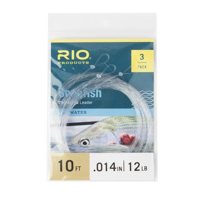 RIO Bonefish Leader 10ft 0,30mm/5 kg 3-pak in de groep Haken & Terminal Tackle / Voor zeevissen en materiaal voor onderlijnen bij Sportfiskeprylar.se (RP24258)
