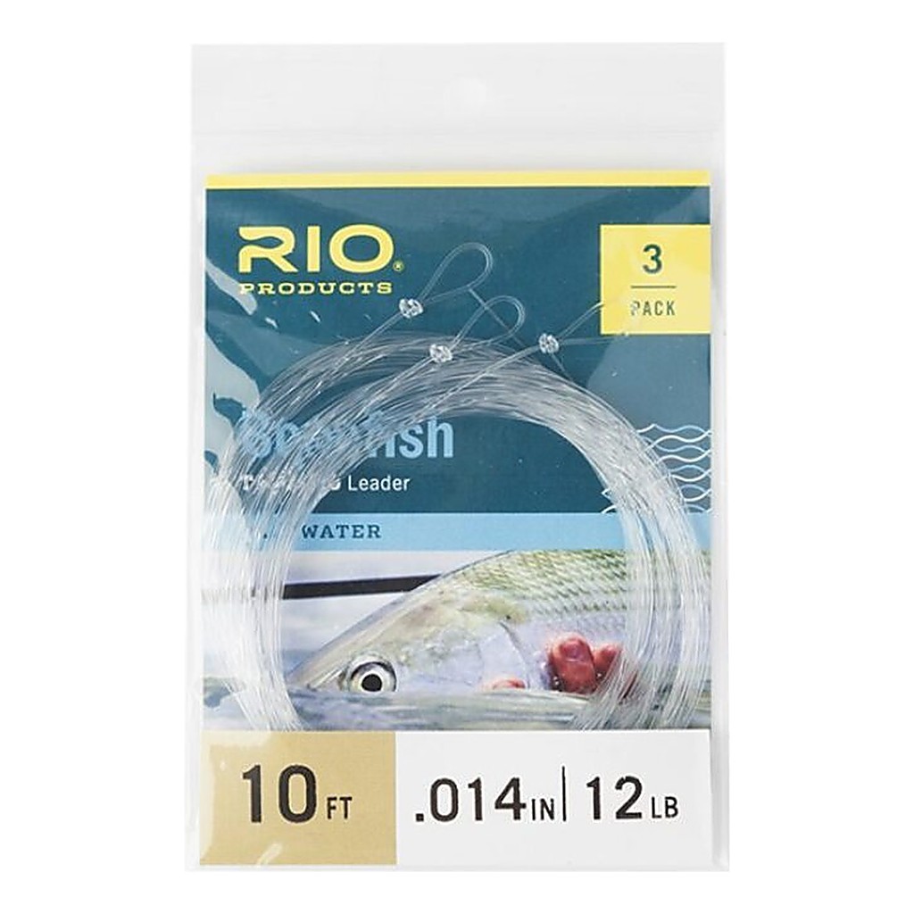 RIO Bonefish Leader 10f 3-pak in de groep Haken & Terminal Tackle / Voor zeevissen en materiaal voor onderlijnen bij Sportfiskeprylar.se (RP24258r)