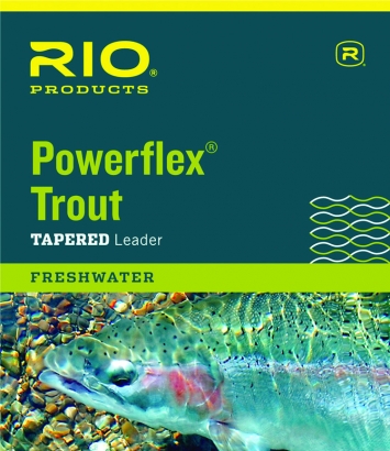 RIO Powerflex Troutleader 12ft 1X 0,25mm/5,9kg in de groep Haken & Terminal Tackle / Voor zeevissen en materiaal voor onderlijnen bij Sportfiskeprylar.se (RP24643)