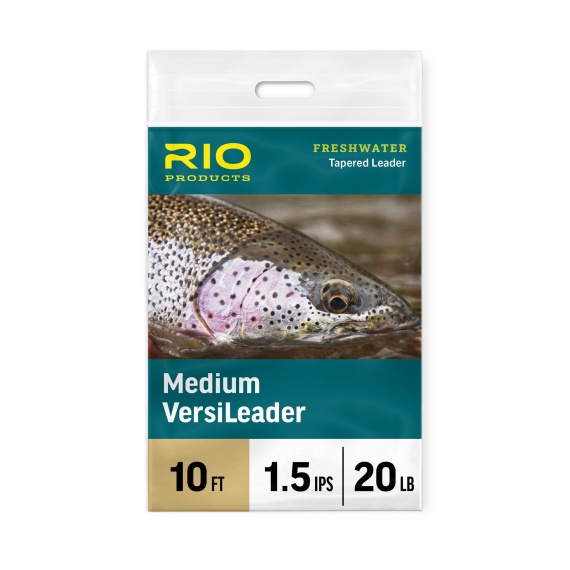 Rio Trout VersiLeader Medium 10ft in de groep Vismethoden / Vliegvissen / Vliegleiders & onderlijn materiaak / Kant-en-klare vliegvisonderlijnen / Poly-onderlijnen bij Sportfiskeprylar.se (RP24658r)