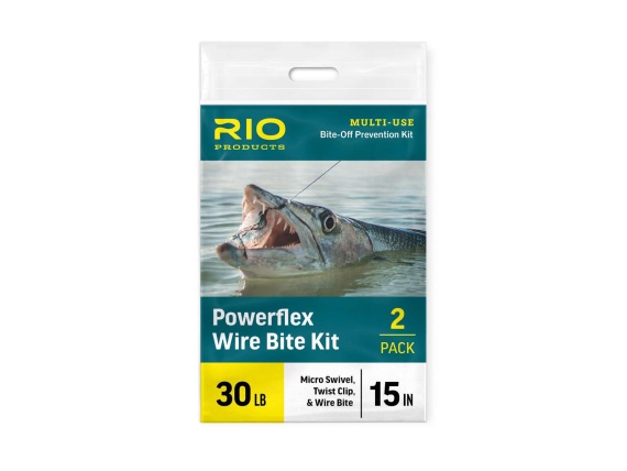 Rio Powerflex Wire Bites Leader Swivel And Twist Clip in de groep Vismethoden / Vliegvissen / Vliegleiders & onderlijn materiaak / Onderlijnmateriaal Vliegvissen bij Sportfiskeprylar.se (RP26012r)