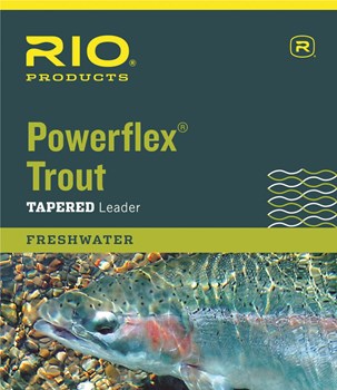 RIO Powerflex Troutleader 9ft, 7X 0,10mm/1,1kg in de groep Haken & Terminal Tackle / Voor zeevissen en materiaal voor onderlijnen bij Sportfiskeprylar.se (RP51147)