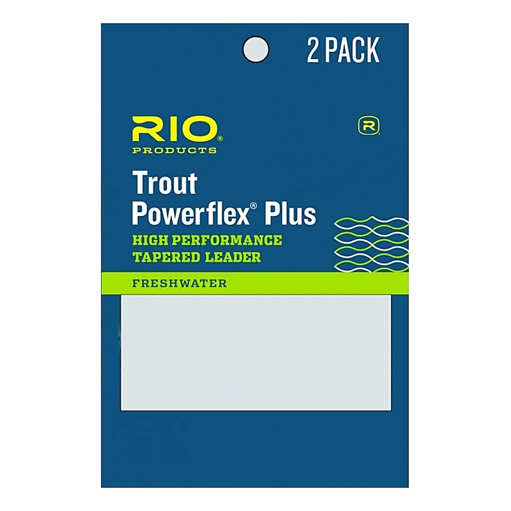 RIO PowerflexPlus Leader 9ft 7X 0,10mm/1,3kg 2-pak in de groep Haken & Terminal Tackle / Voor zeevissen en materiaal voor onderlijnen bij Sportfiskeprylar.se (RP54408)