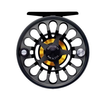 Bauer RX Black Fly Reel in de groep Reels / Vliegvisreels & extra spoelen / Vliesvisreels bij Sportfiskeprylar.se (RX1-G-BKr)