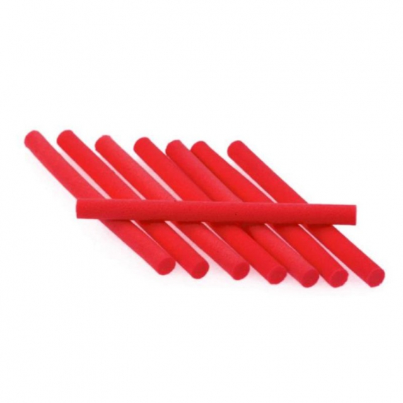 Foam Cylinders 2.8mm - Red in de groep Haken & Terminal Tackle / Vliegvis bindmateriaal / Vliegbindmateriaal / Schuim bij Sportfiskeprylar.se (S-226053)