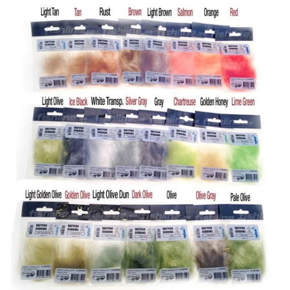 Baitfish Dubbing - Olive in de groep Haken & Terminal Tackle / Vliegvis bindmateriaal / Vliegbindmateriaal / Dubbing bij Sportfiskeprylar.se (S-267827)