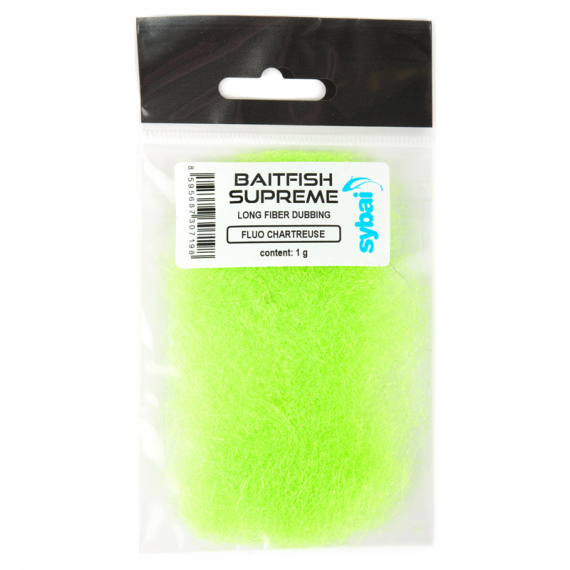 Baitfish Supreme - Fluo Chartreuse in de groep Haken & Terminal Tackle / Vliegvis bindmateriaal / Vliegbindmateriaal / Dubbing bij Sportfiskeprylar.se (S-273017)