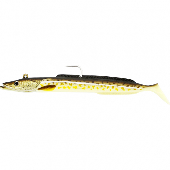 Westin Sandy Andy Jig 150g 23cm - Glow Gadus in de groep Kunstaas / Kunstaas voor zeevissen / Softbaits voor zeevissen bij Sportfiskeprylar.se (S073-328-135)