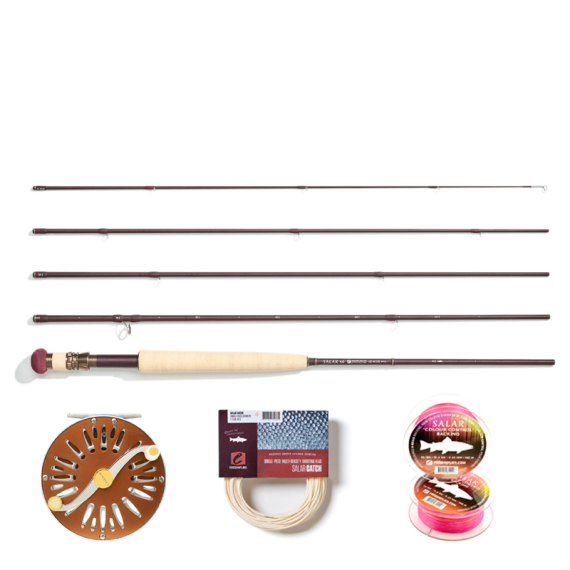 Salar S4 #6/7 9\' SH Fly Set in de groep Combo\'s / Vliegvis kits / Eenhandige vliegvissets bij Sportfiskeprylar.se (SALARS467SET)