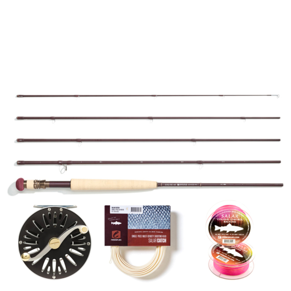Salar S4 #7/8 10\' SH Fly Set in de groep Combo\'s / Vliegvis kits / Eenhandige vliegvissets bij Sportfiskeprylar.se (SALARS478SET)