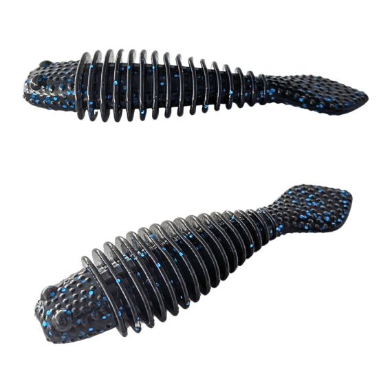 Blackfin Dreambug 7cm, (5pcs) - Black n Blue - Kunstaas - Softbaits - Craws & Creaturebaits