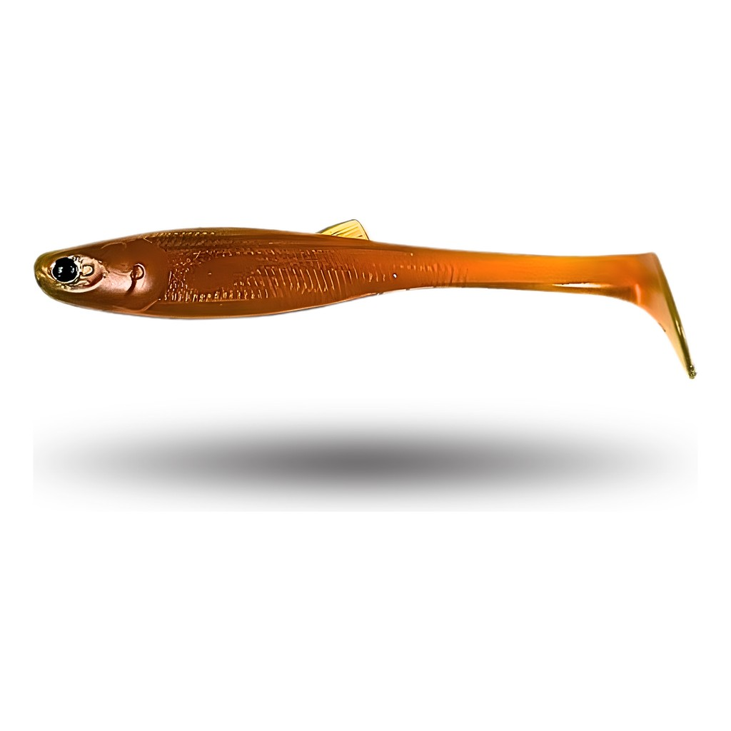 Blackfin Trigger Shad 7,5cm - Pure Motoroil - Kunstaas - Softbaits - Baars Softbaits & Snoekbaars Softbaits