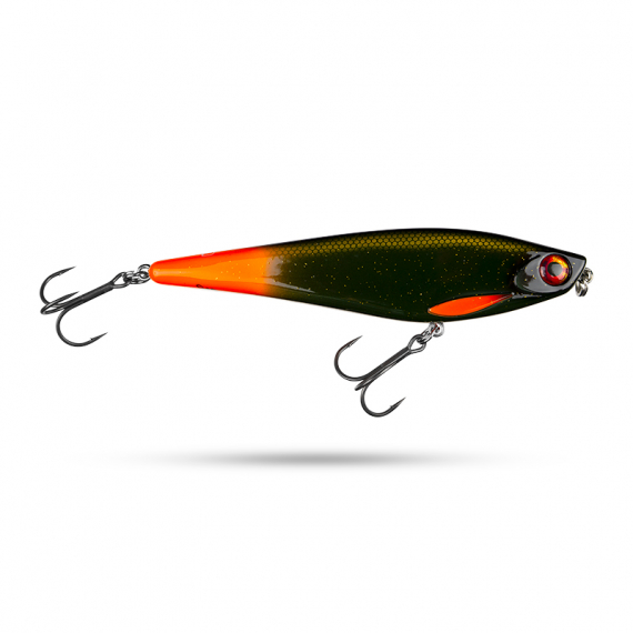 Scout Jerkbait 16 cm 68g Slow Sink - Motoroil Hottail in de groep Kunstaas / Jerkbaits bij Sportfiskeprylar.se (SCJK162SS-21)