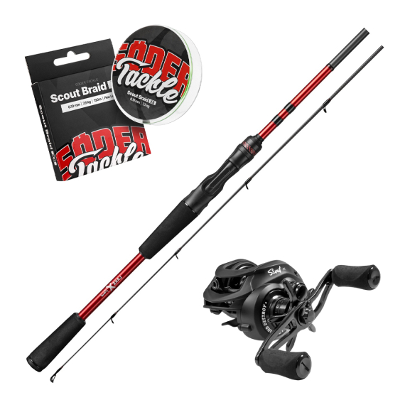 Lake X Perch Casting Combo 7\'2\'\' 5-25g in de groep Combo\'s / Werpcombinaties / Baars Werpkombinasjon bij Sportfiskeprylar.se (SCOUTBCLAKEXSET)