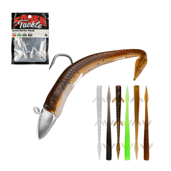 Scout Darter 11cm Jigging Set in de groep Kunstaas / Kunstaaskits / Kunstaas Kits Baars bij Sportfiskeprylar.se (SCOUTDARTER11SET)