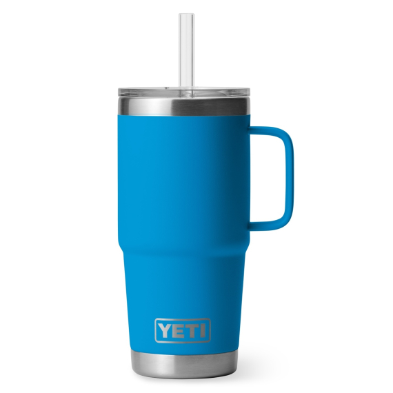 Yeti Rambler 25 Oz Straw Mug - Big Wave Blue in de groep Outdoor / Camping Keuken & Keukengerei / Thermosflessen / Thermosbekers bij Sportfiskeprylar.se (SKU-0326-S24B)
