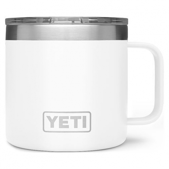 Yeti Rambler 14 Oz Mug - White in de groep Outdoor / Camping Keuken & Keukengerei / Thermosflessen / Thermosbekers bij Sportfiskeprylar.se (SKU-304-1364)