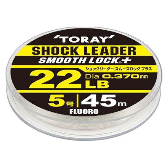 Toray Shock Leader Smooth Lock + in de groep Haken & Terminal Tackle / Voor zeevissen en materiaal voor onderlijnen / Onderlijnmateriaal / Onderlijnmateriaal Fluorocarbon bij Sportfiskeprylar.se (SMOOTHLOCKFLUORO-10LBSr)
