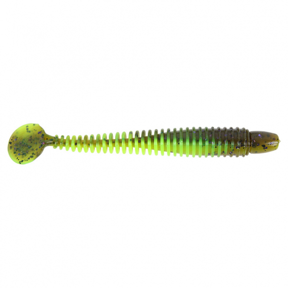 Lunker City Swimmin Ribster 10cm - (9pcs) in de groep Kunstaas / Softbaits / Verticale softbaits bij Sportfiskeprylar.se (SR45-ribsterr)