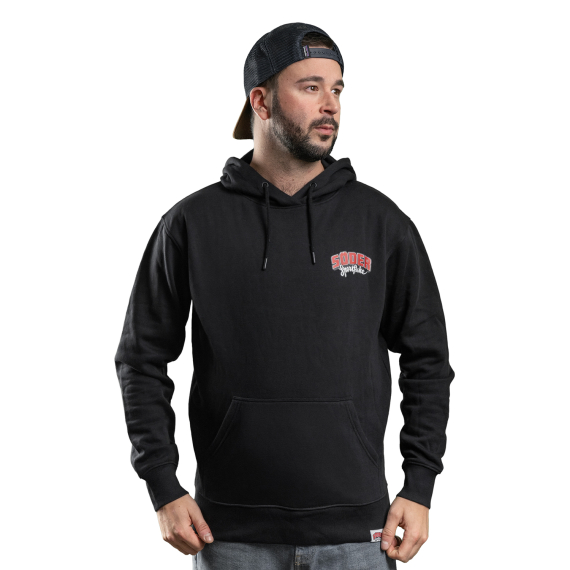 Söder Sportfiske Hoodie Black in de groep Kleding & Schoenen / Kleding / Truien / Hoodies bij Sportfiskeprylar.se (SS30003Sr)