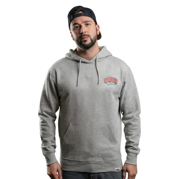 Söder Sportfiske Hoodie Grey in de groep Kleding & Schoenen / Kleding / Truien / Hoodies bij Sportfiskeprylar.se (SS30004Sr)