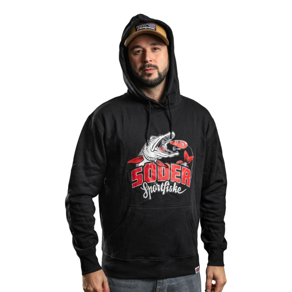 Söder Sportfiske Hoodie Last Cast Black in de groep Kleding & Schoenen / Kleding / Truien / Hoodies bij Sportfiskeprylar.se (SS30005Sr)