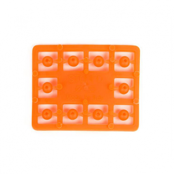 Attractor beads 5mm - Fl. Orange in de groep Haken & Terminal Tackle / Vliegvis bindmateriaal / Vliegbindmateriaal / Shanks & Parels bij Sportfiskeprylar.se (ST-546-1)