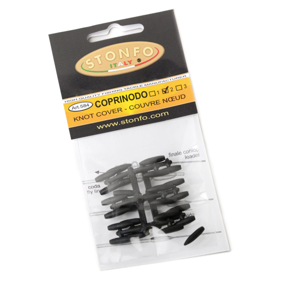 Knot Cover #2 - Black in de groep Lijnen / Vliesvislijnen / Vlieglijnaccessoires bij Sportfiskeprylar.se (ST-584-2B)