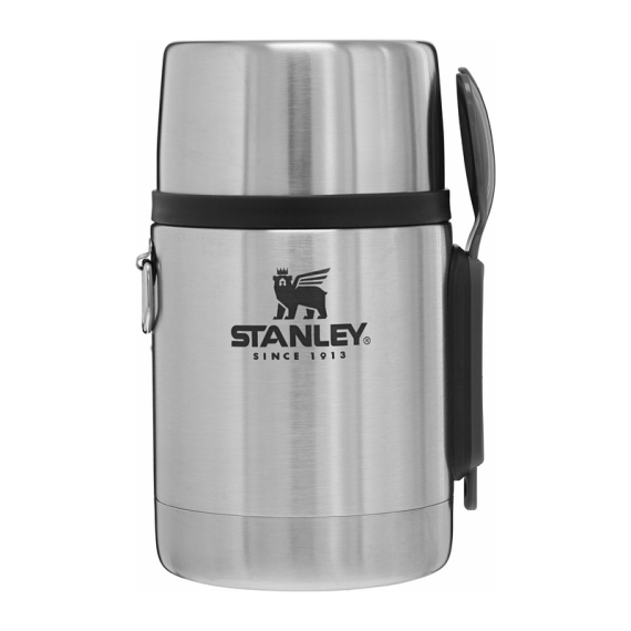 Stanley Mattermos Adventure med sked Rostfritt stål 0,53L in de groep Outdoor / Camping Keuken & Keukengerei / Lunchboxen & Vacuümvoedselpotten / Vacuümvoedselpotten bij Sportfiskeprylar.se (ST1001287032)
