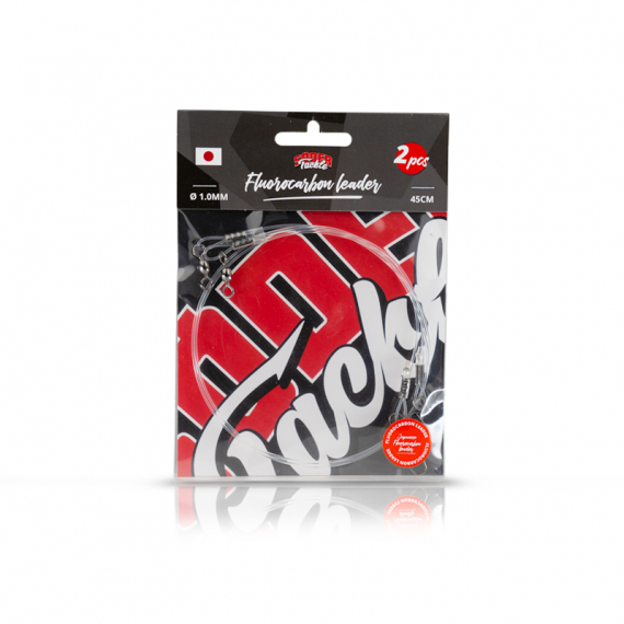 Söder Tackle Pike Fluorocarbon Leader (2pcs) - 1.00mm, 45cm in de groep Haken & Terminal Tackle / Voor zeevissen en materiaal voor onderlijnen bij Sportfiskeprylar.se (STC-TT0014)
