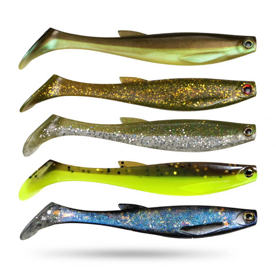 Scout Shad 9cm (5pcs) - Mixed-pack 11 in de groep Kunstaas / Softbaits / Baars Softbaits & Snoekbaars Softbaits bij Sportfiskeprylar.se (STSS9-MIX11)