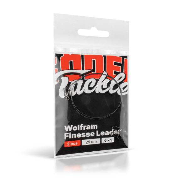 Söder Tackle Wolfram Finesse Leader 25 cm 6kg, 2pcs in de groep Haken & Terminal Tackle / Voor zeevissen en materiaal voor onderlijnen / Kant-en-klare onderlijnen bij Sportfiskeprylar.se (STWL25-6)
