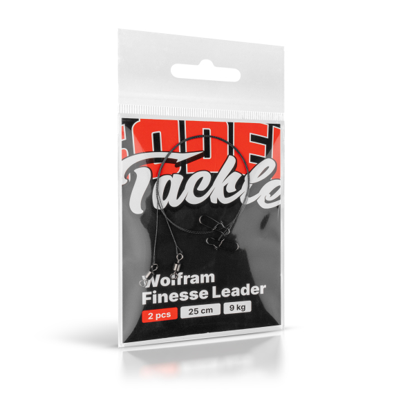 Söder Tackle Wolfram Finesse Leader 25 cm 9kg, 2pcs in de groep Haken & Terminal Tackle / Voor zeevissen en materiaal voor onderlijnen / Kant-en-klare onderlijnen bij Sportfiskeprylar.se (STWL25-9)
