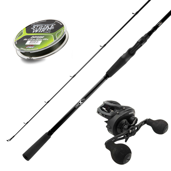 Lake X Pike Casting 8\' 150-250g / Svivlo Combo in de groep Combo\'s / Werpcombinaties / Baitcaster Set Snoek bij Sportfiskeprylar.se (SVIVLOLAKEXPIKESET)