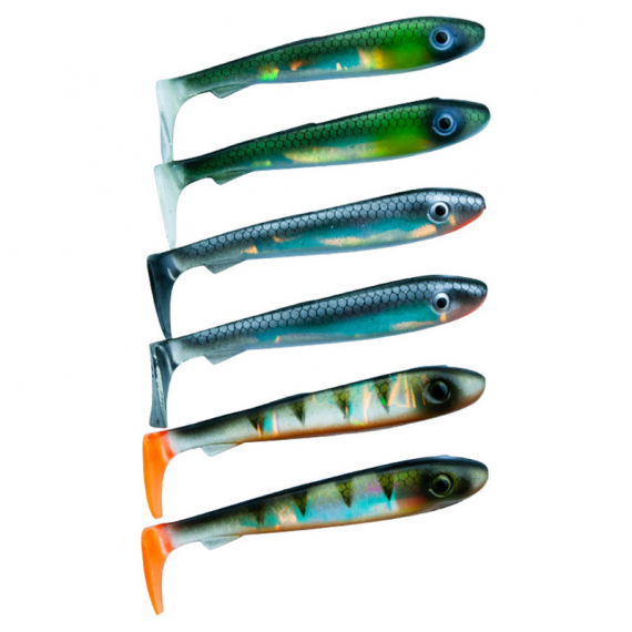 Svartzonker McRubber Bass 8cm (6-pack) in de groep Kunstaas / Softbaits / Baars Softbaits & Snoekbaars Softbaits bij Sportfiskeprylar.se (SZ100153r)
