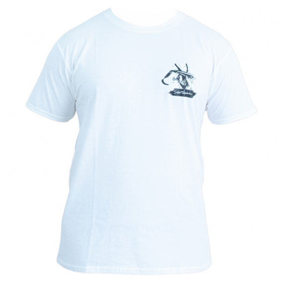 Svartzonker Peace Out T-shirt White in de groep Kleding & Schoenen / Kleding / T-shirts bij Sportfiskeprylar.se (SZ101725r)