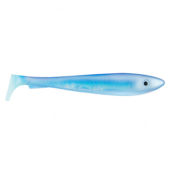 SvartZonker McRubber Flash Shad 23cm (2-pak) - Blue Silver in de groep Kunstaas / Softbaits / Snoek Softbaits bij Sportfiskeprylar.se (SZ111103)
