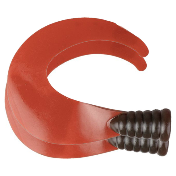 Svartzonker Big Tail (2-pak) - Söder Custom Green Motoroil Cola in de groep Kunstaas / Softbaits / Extra staarten & krulstaarten bij Sportfiskeprylar.se (SZ111609)