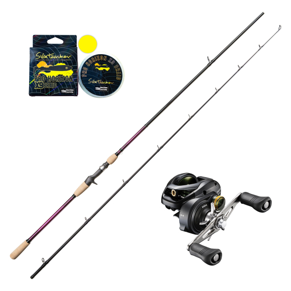 SvartZonker The Force Comfort 8\'6\'\' 30-140g Curado Casting Combo in de groep Combo\'s / Werpcombinaties / Baitcaster Set Snoek bij Sportfiskeprylar.se (SZTHEFORCECURADOCOMBO)