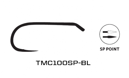 Tiemco 100SP BL Barbless 20-pack in de groep Haken & Terminal Tackle / Haken / Vliegvis bindhaken bij Sportfiskeprylar.se (T100SP-12r)