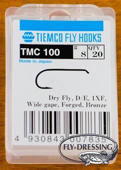 Tiemco 100 Dry Fly in de groep Haken & Terminal Tackle / Haken / Vliegvis bindhaken bij Sportfiskeprylar.se (T100r)