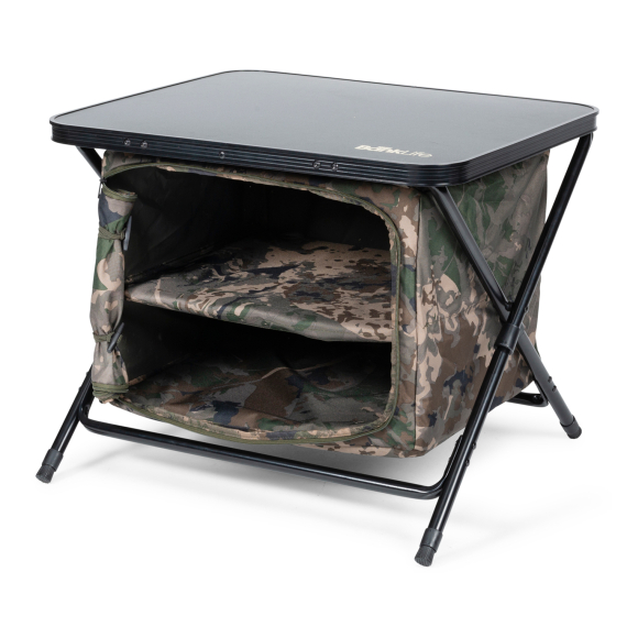 Nash Bank Life Bedside Station Camo in de groep Outdoor / Tenten en tentmeubilair / Stoelen & Tafels / Tabellen bij Sportfiskeprylar.se (T1232r)