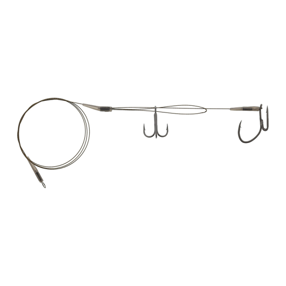 Westin Long-Cast Rig Single Hook M 1X7 65cm 14Kg/30Lbs #4+#1/8 in de groep Haken & Terminal Tackle / Kant-en-klare rigs / Roofvis takels bij Sportfiskeprylar.se (T143-M-123)