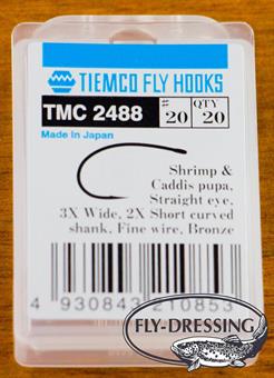 Tiemco 2488 Dry & Nymph #20 in de groep Haken & Terminal Tackle / Haken / Vliegvis bindhaken bij Sportfiskeprylar.se (T2488-20)