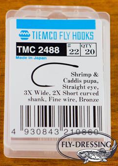 Tiemco 2488 Dry & Nymph #22 in de groep Haken & Terminal Tackle / Haken / Vliegvis bindhaken bij Sportfiskeprylar.se (T2488-22)