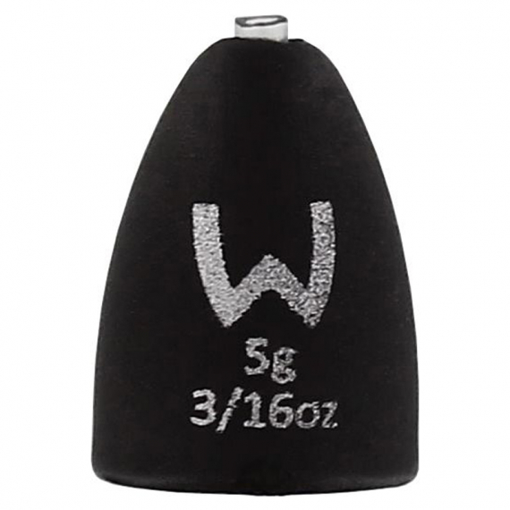 Westin Add-It Tungsten Bullet Weights Matte Black (4pcs) - 5g in de groep Haken & Terminal Tackle / Lood en gewichten / Bullet Weights bij Sportfiskeprylar.se (T38-628-005)
